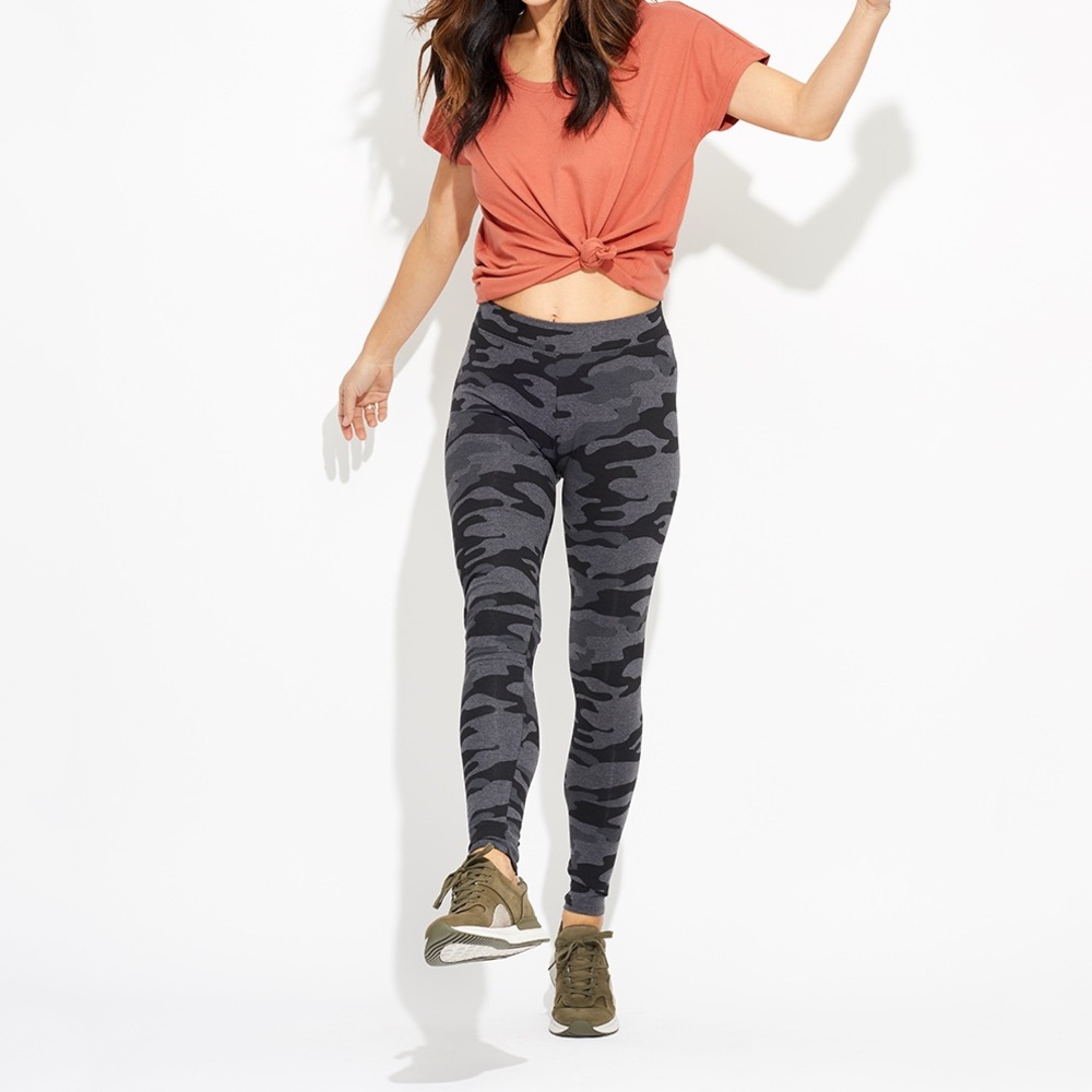 Pact - cotton camo leggings